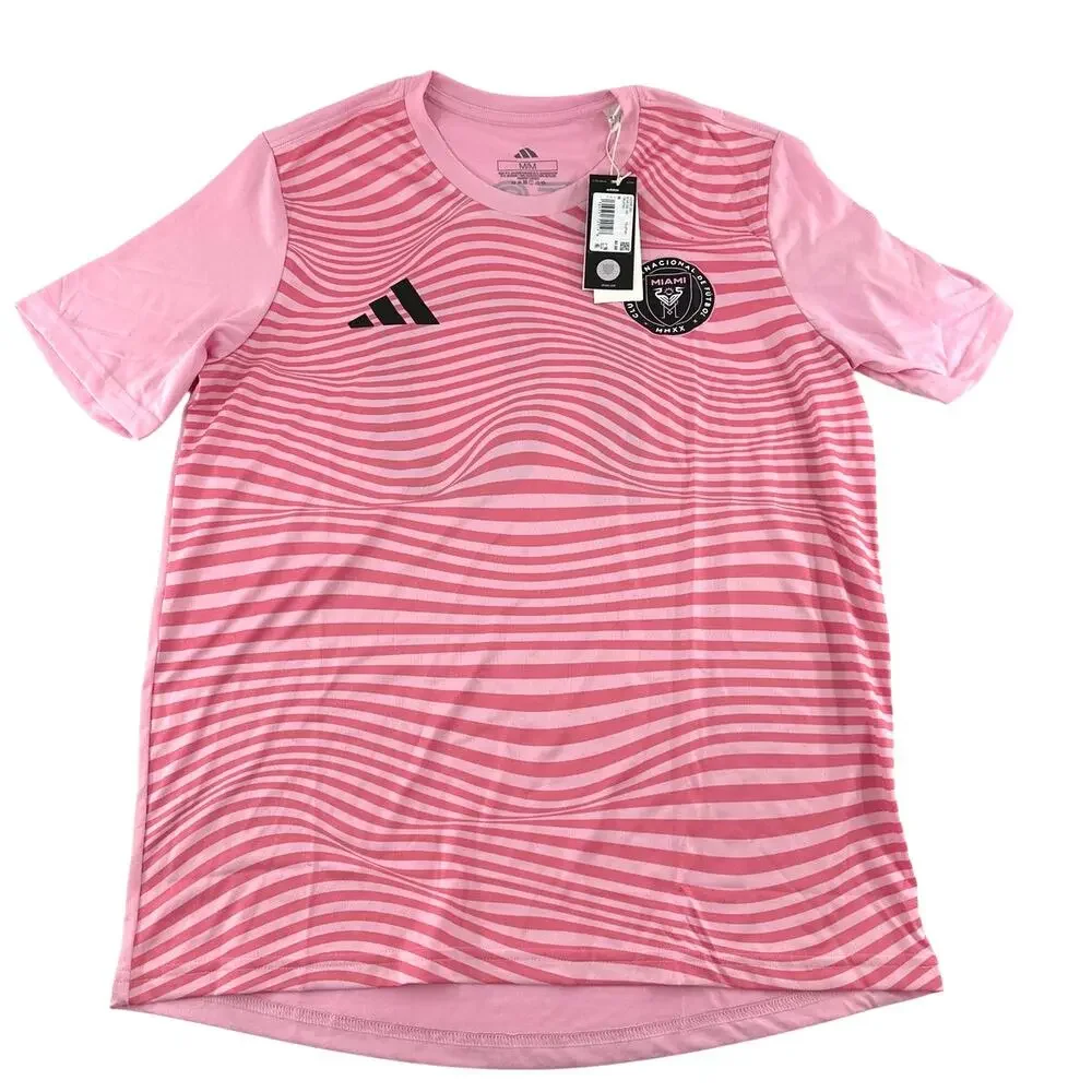 Adidas Men's True Pink Inter Miami CF Lionel Messi #10 Home Jersey Size M